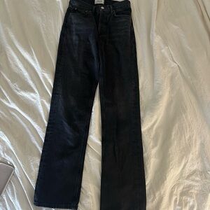 Agolde Black Flare & Wide Leg Jeans